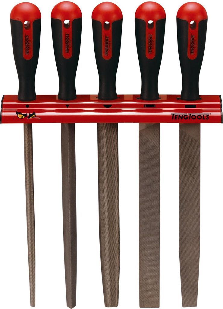 Teng Tools WRFL05 Wandmontierter Feilensatz