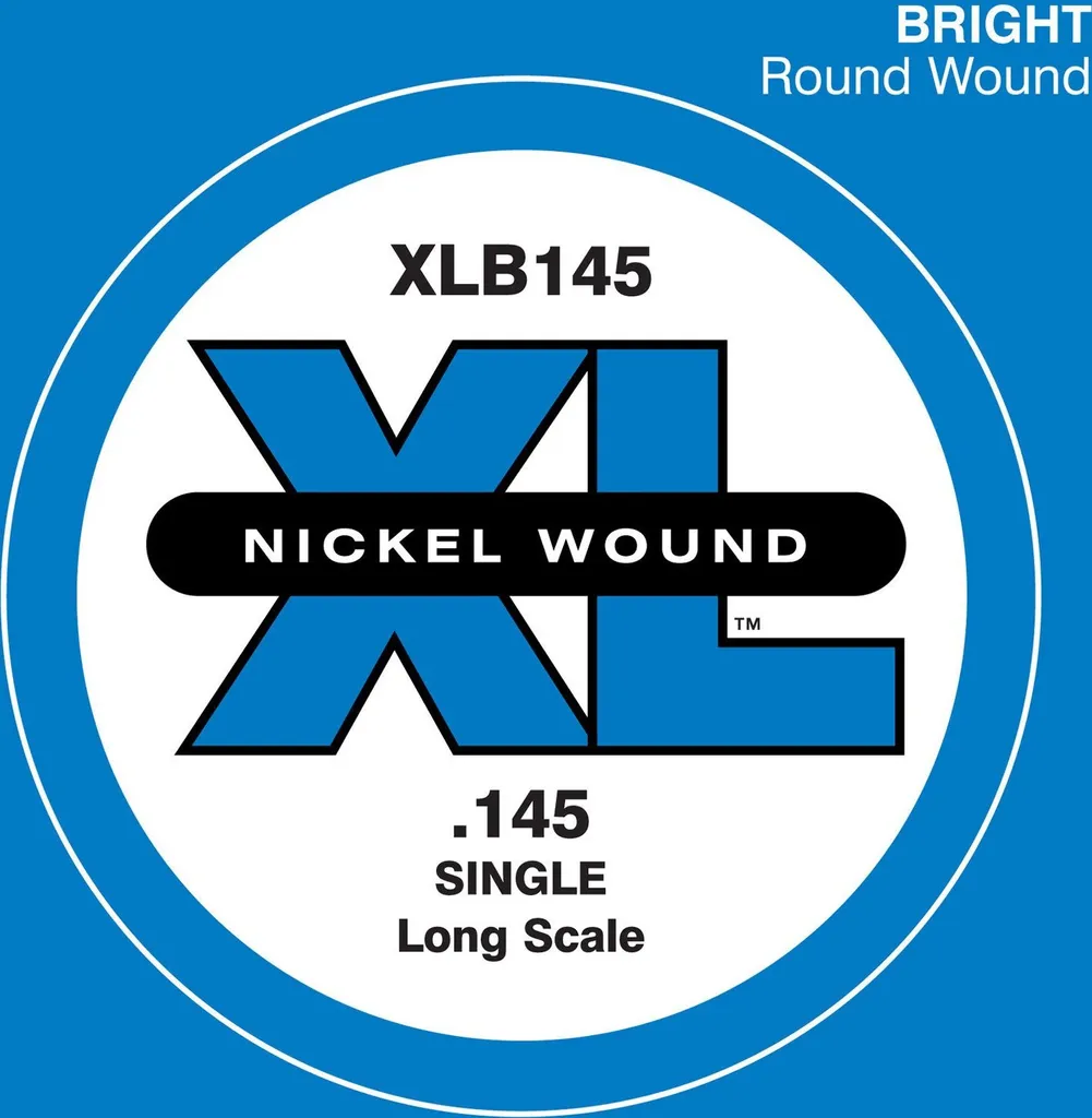 Corde Individuelle D'Addario XLB145 pour Basse 5 Cordes Diapason Long