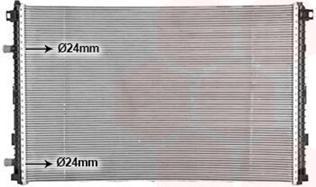 Radiateur de refroidissement en aluminium pour AUDI A6 Avant C8