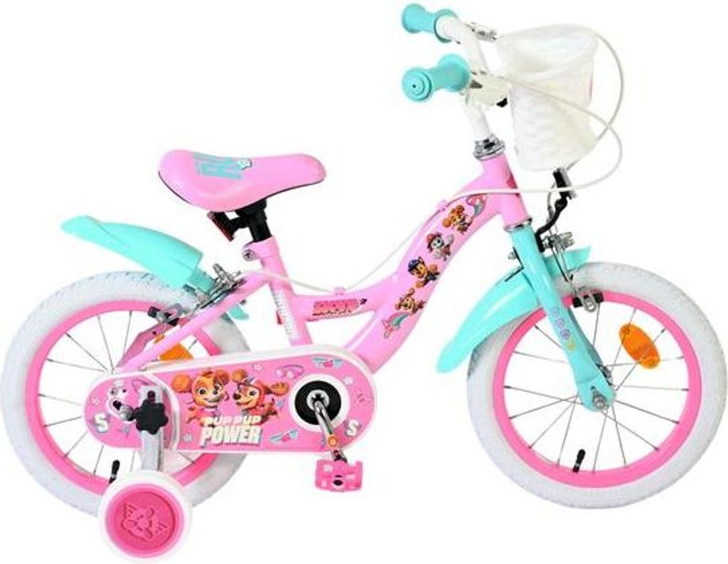 Paw Patrol Kinderfahrrad - Mädchen - 14 Zoll - Rosa - Zwei Produktbild 