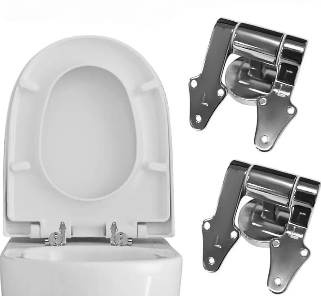Fixation de remplacement pour siège WC frein de chute, pack de 2 - 2