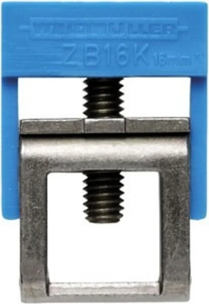 Borne bleue 16 mm² haute conductivité ZB 16K BL - Épaisseur 10 mm pro