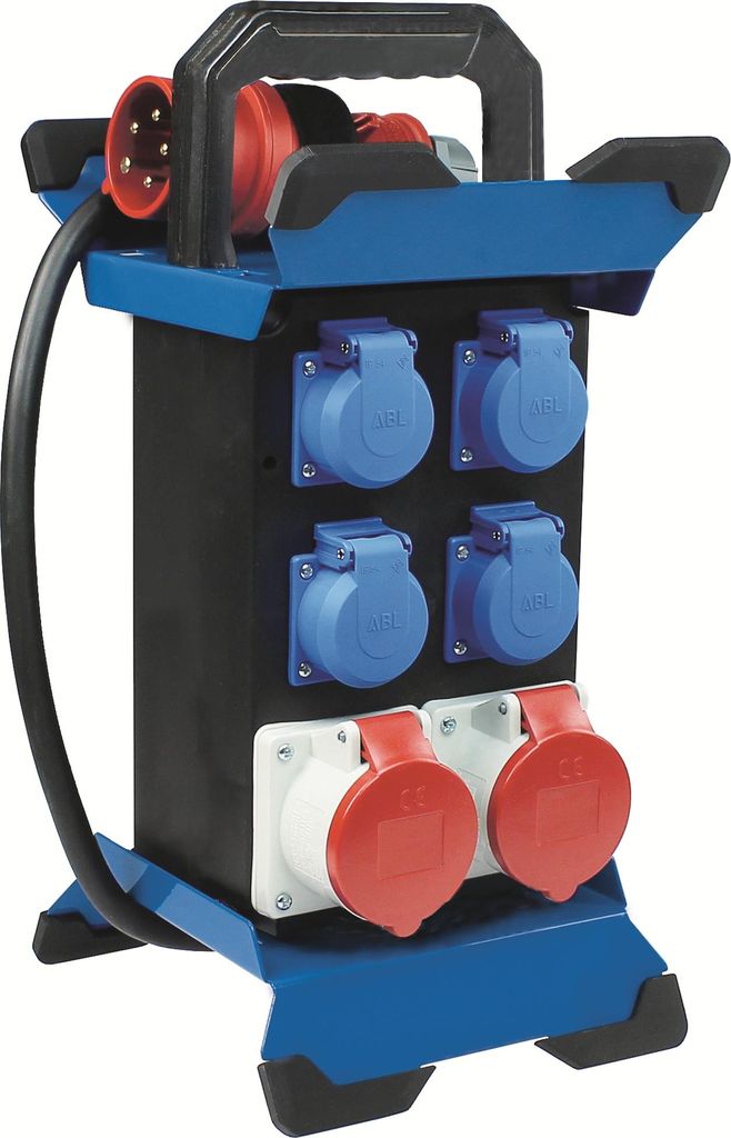as-Schwabe Přenosný rozdělovač napájení CEE 400V 16A na 4x Obrázek produktu 
