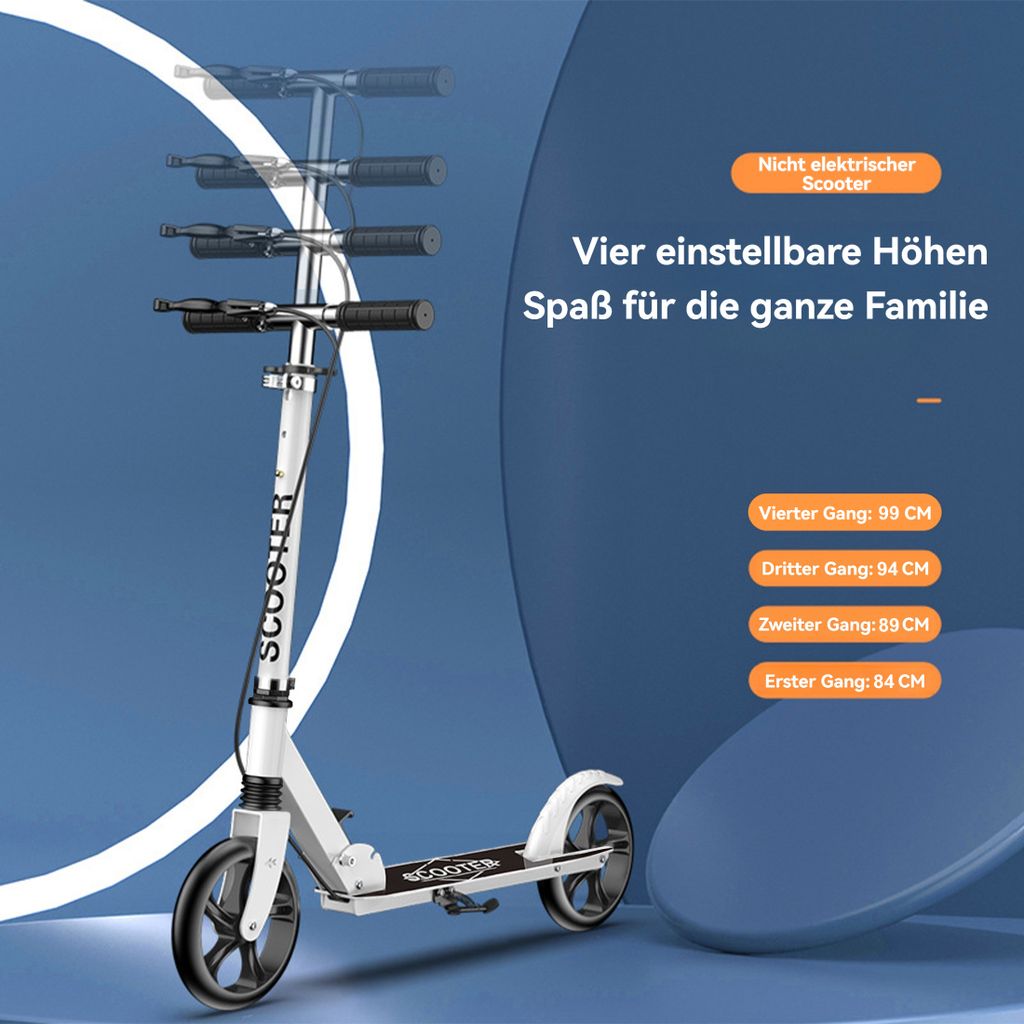 Cityroller, Scooter, Tretroller, Roller, höhenverstellbar, Produktbild 7