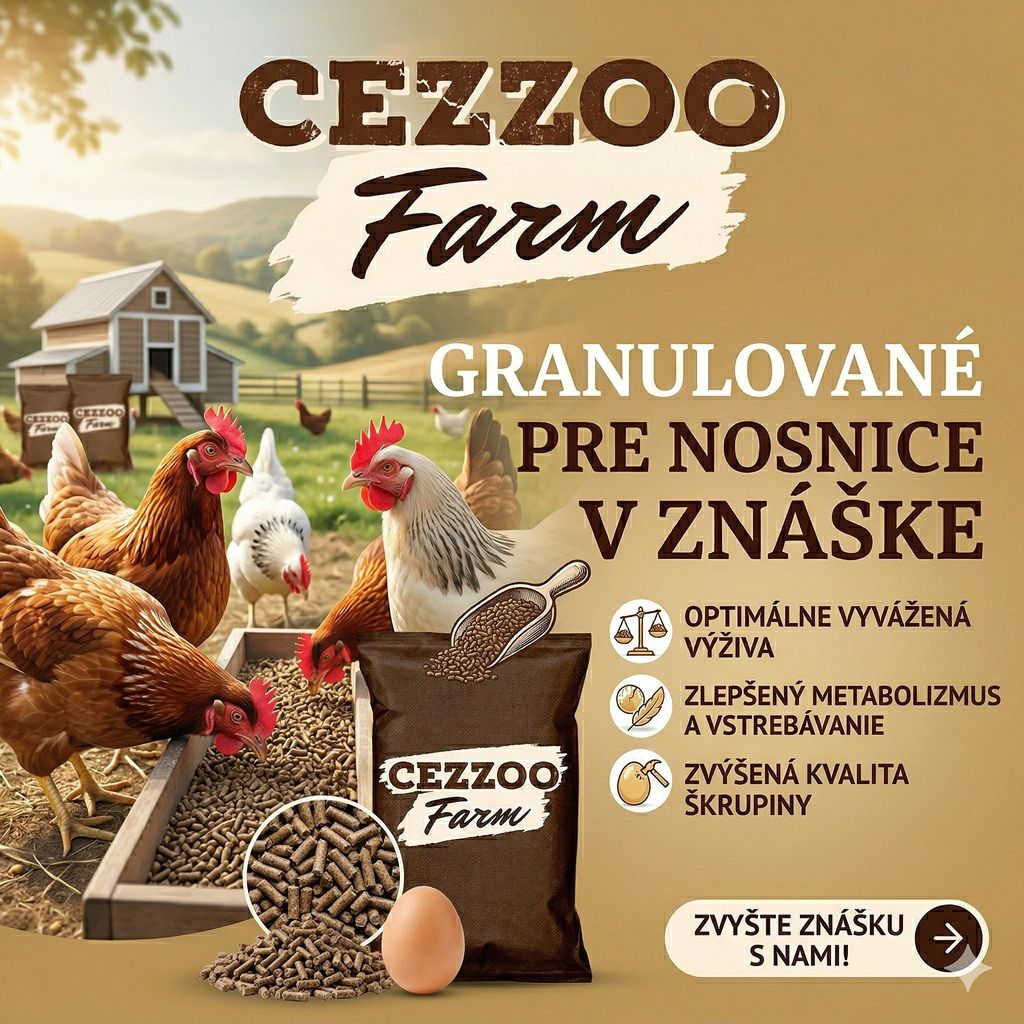 CEZZOO FARM krmivo pre nosnice granulované 25kg Obrázok produktu 