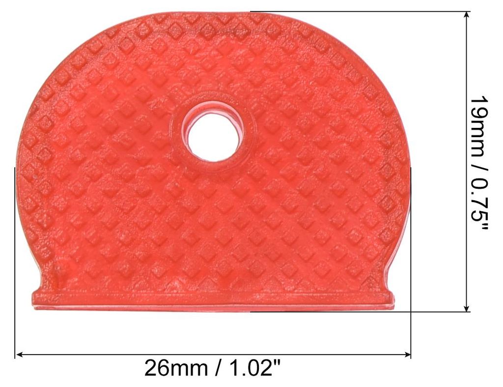 Schlš¹ssel Kappe Cover 10 Packung Schlš¹ssel Bezeichner Abdeckungen Kodierung Etiketten Marker Halbkreis Silikon Hš¹lse fš¹r Bš¹ro Haus W...