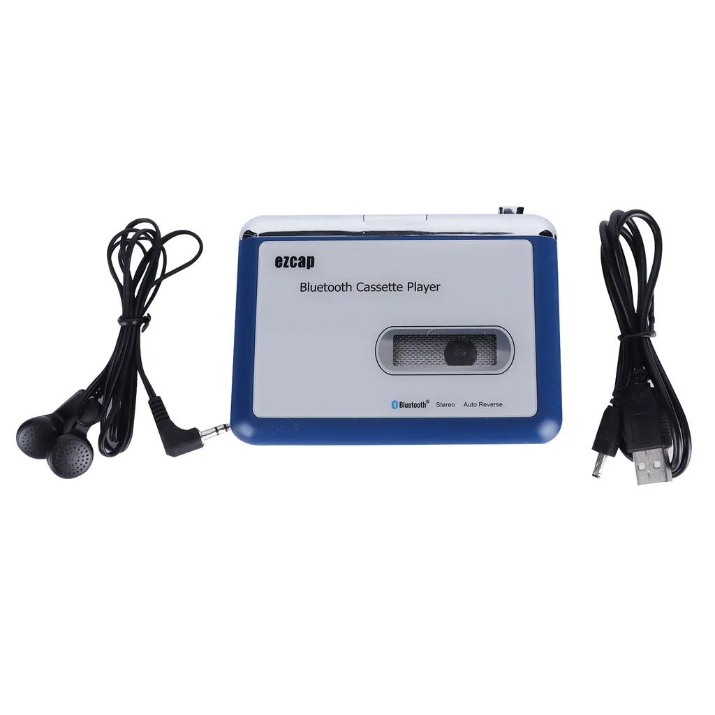 Baladeur cassette vintage Bluetooth et auto-reverse pour haut-parleur