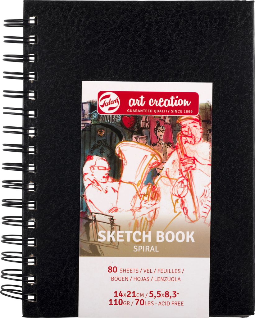 Talens Art Creation Carnet de croquis Spiral 14x21cm 110 G Image du produit 
