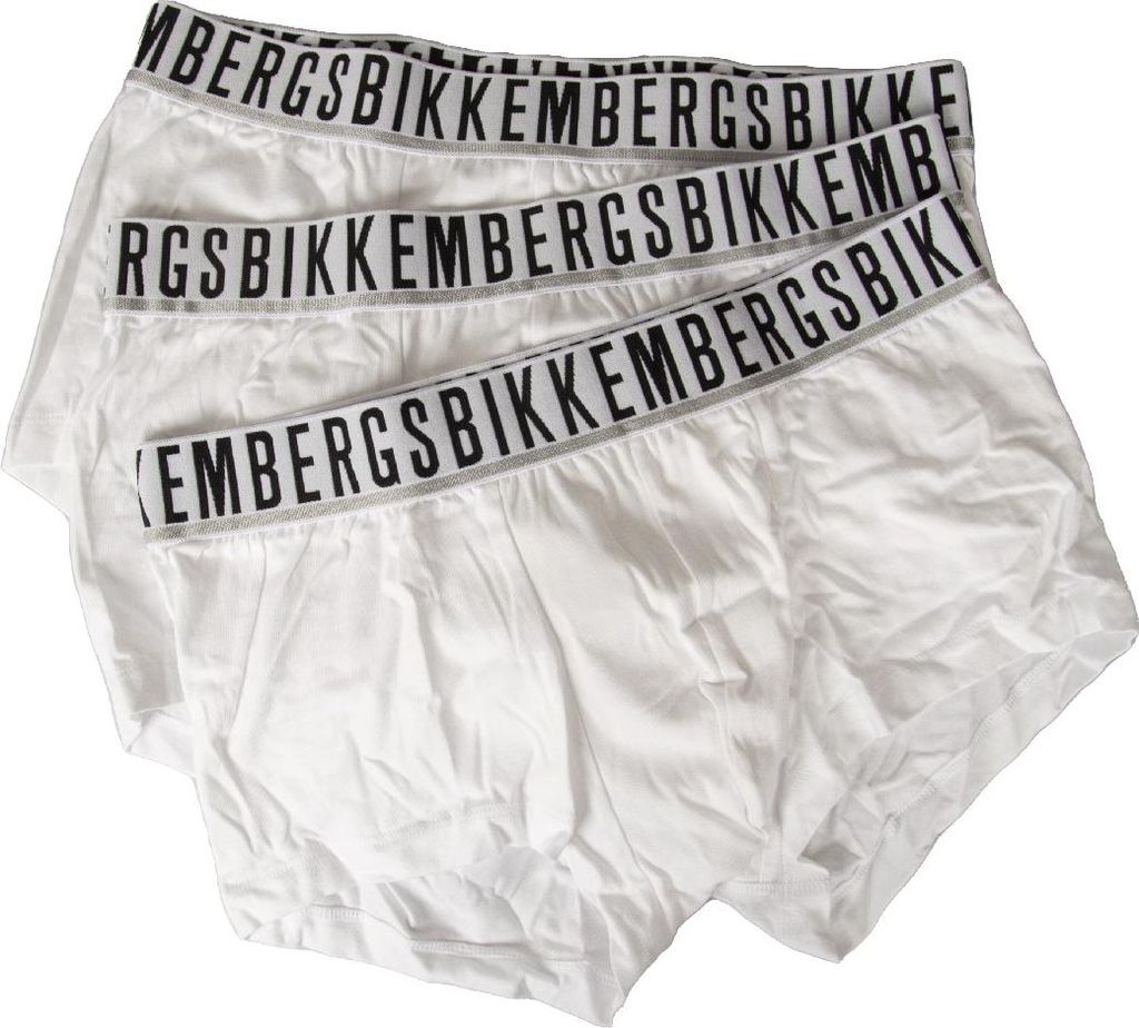 Boxer Herren BIKKEMBERGS 3er-Pack elastische Boxershorts aus Stretch-Baumwolle Unterwäsche Artikel BKK1UTR01TR TRI-PACK TRUNK, S - EU S - US XS - ...