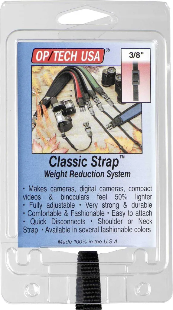 Cinghia Fotocamera OP/TECH Classic Strap - Tracolla Nero Professionale