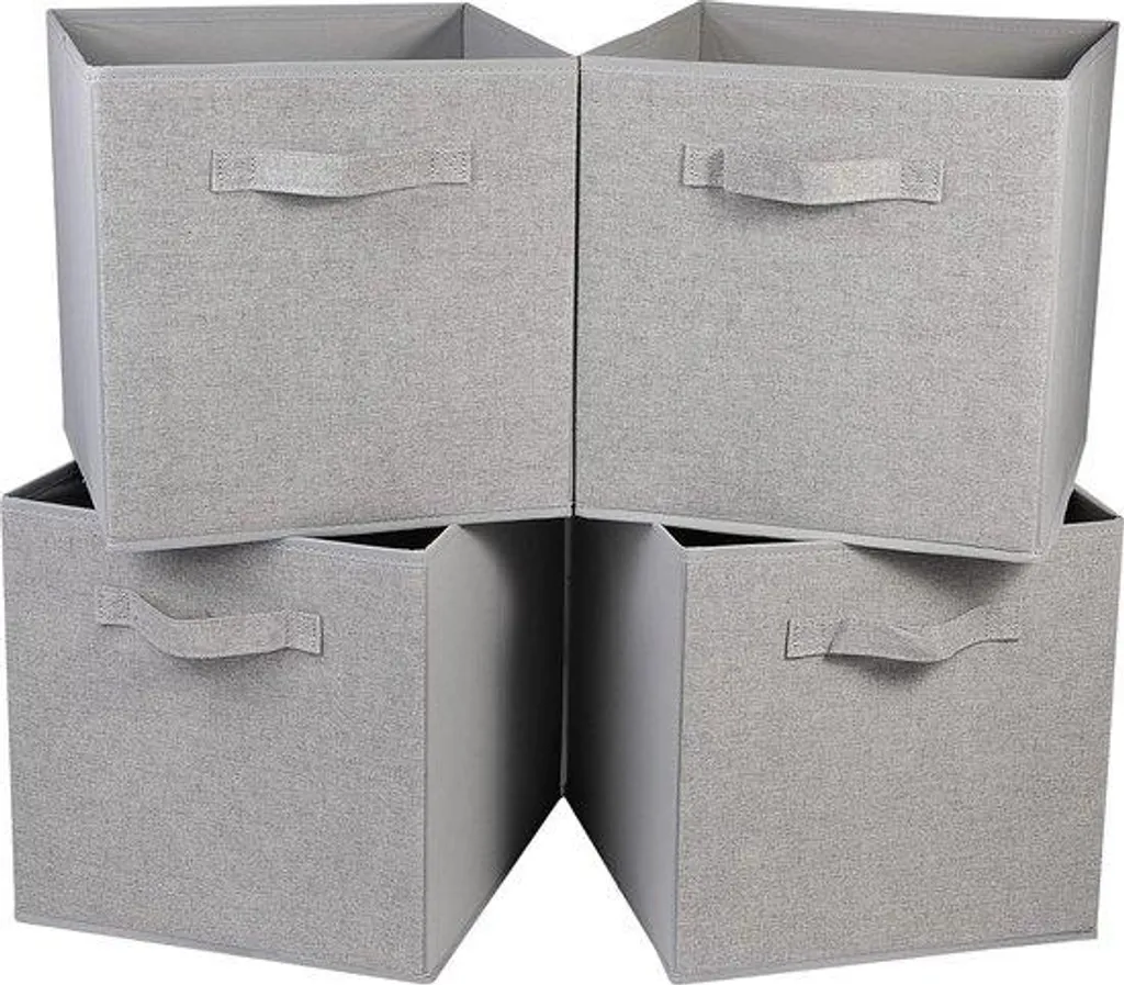 Boîtes de rangement pliables contre le désordre armoire lot 4