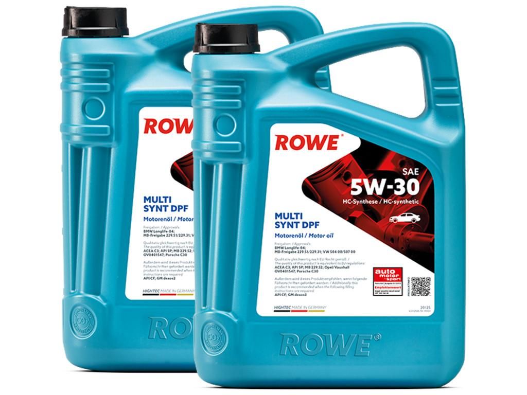 10 Liter (2x5L) ROWE HIGHTEC MULTI SYNT DPF SAE 5W-30