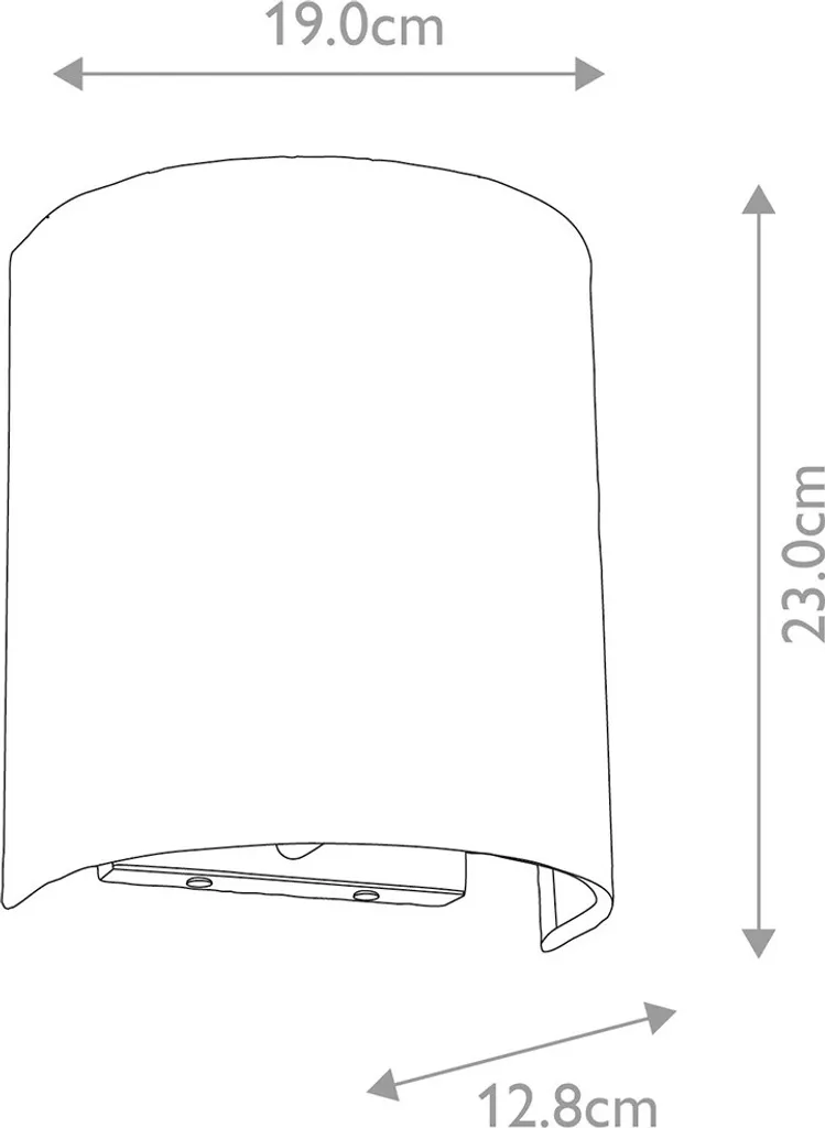 Applique murale Cooper chrome poli et crème E27 Designer's Lightbox