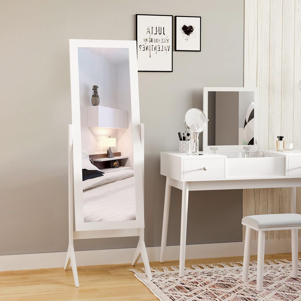 Miroir sur pied HOMCOM, miroir en pied, miroir de Image du produit 