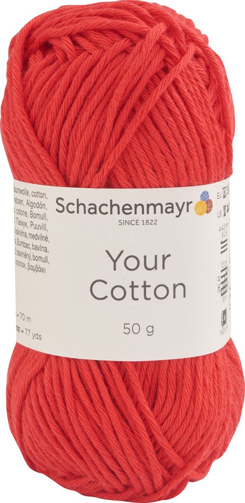 Schachenmayr Your Baumwolle 00030 Tomato Strickgarn