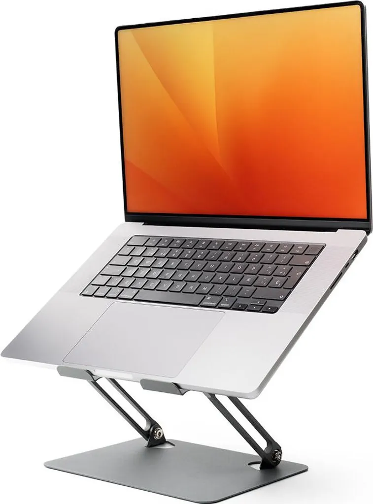 Supporto Tablet E PC Supporto Regolabile Per Laptop E Tablet – In Alluminio, Pieghevole, Adatta Da 7 A 18 Pollici Stand Ergonomico