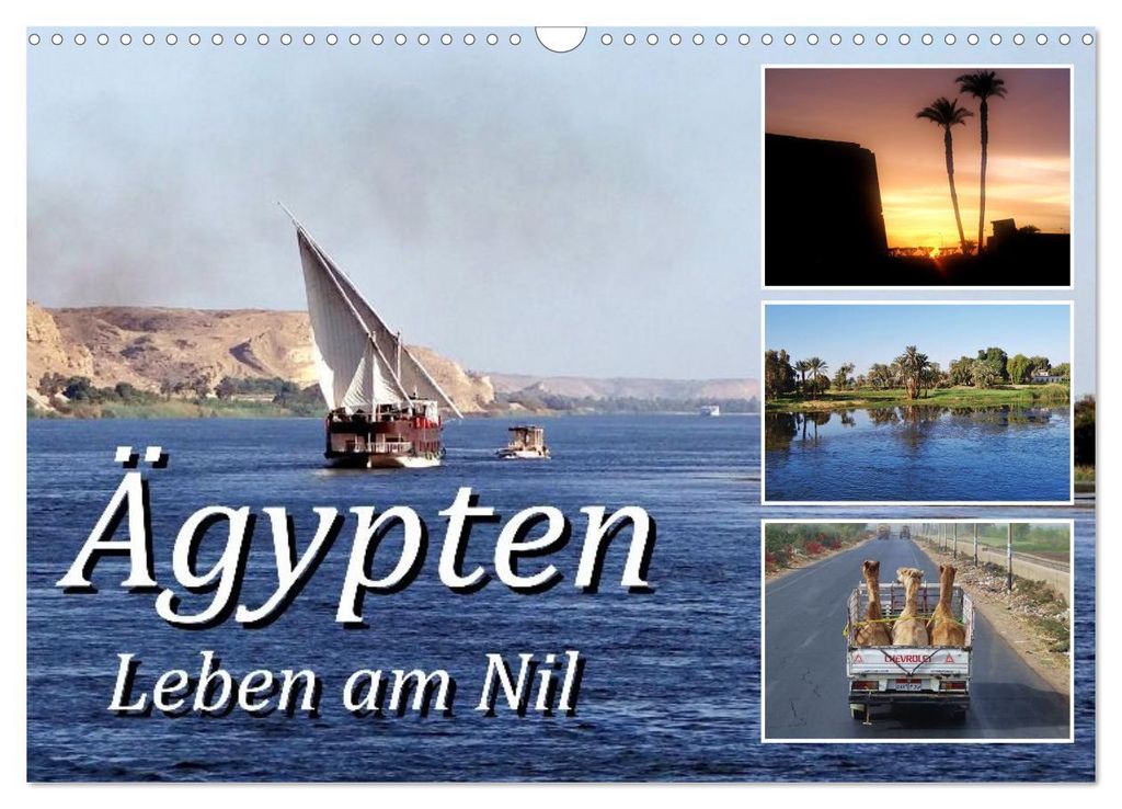 Ägypten - Leben am Nil (Wandkalender 2027 DIN A3 quer), CALVENDO Monatskalender