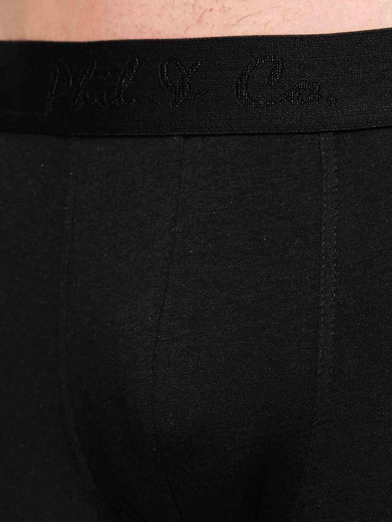 Phil & Co. Berlin Herren Retro Pants 8-Pack Jersey - Black Produktbild 