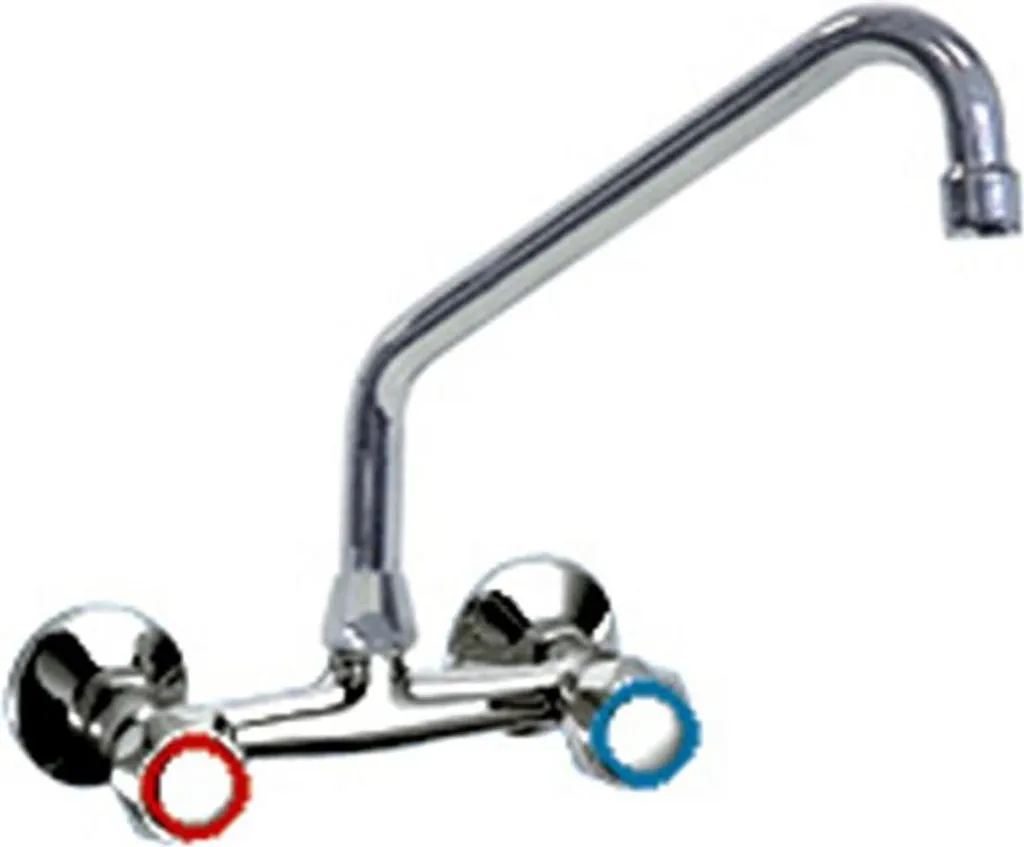 Rubinetto Parete 18mm Canna 300mm Duobloc | Occasione Imperdibile