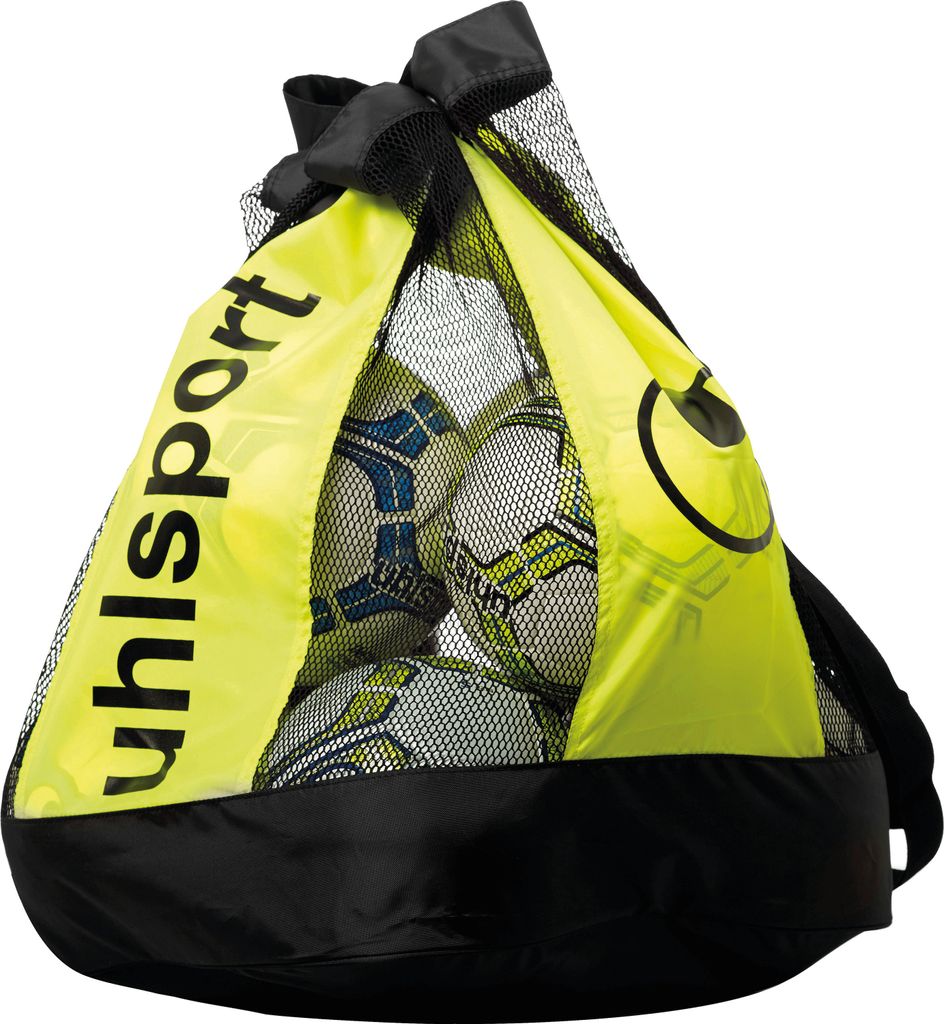 Uhlsport BALLBAG (12 BALLS) One Size schwarz/fluo gelb