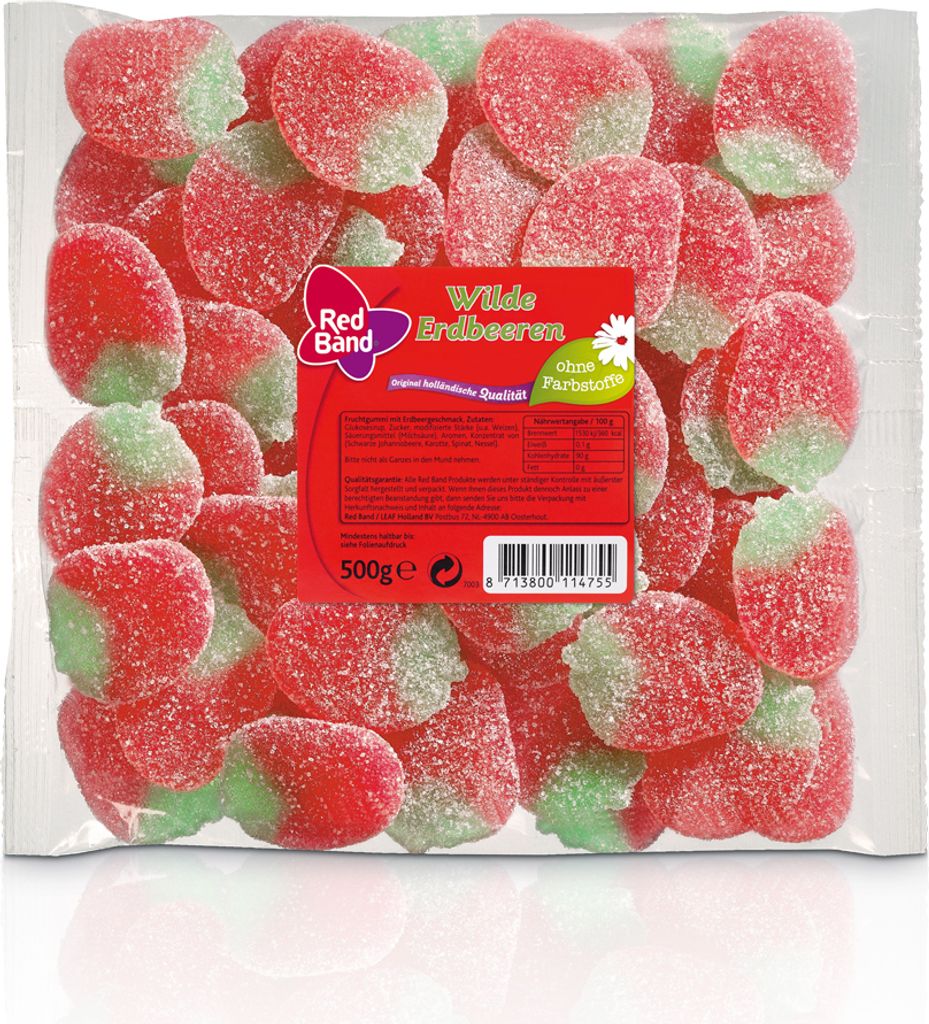 Red Band Wilde Erdbeeren fruchtig süß und ohne Gelatine Produktbild 