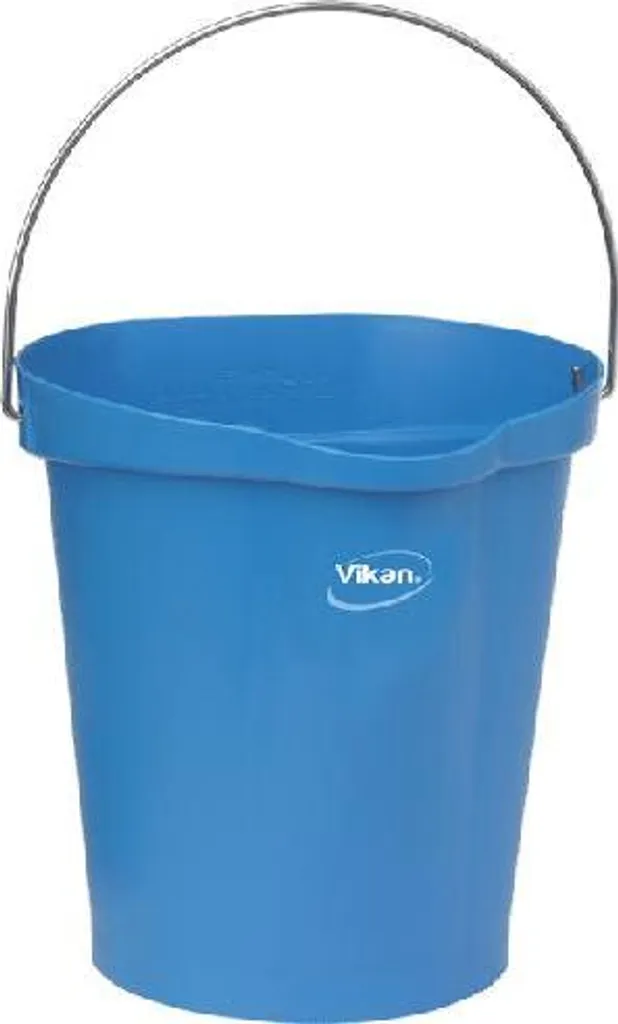 Seau de cuisine professionnel Vikan 12L bleu spécial contact direct