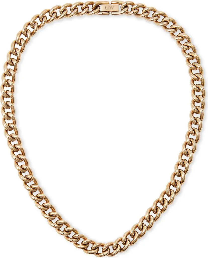 Collier Maille Large Daniel Wellington Rosé pour Femme - Style Chic