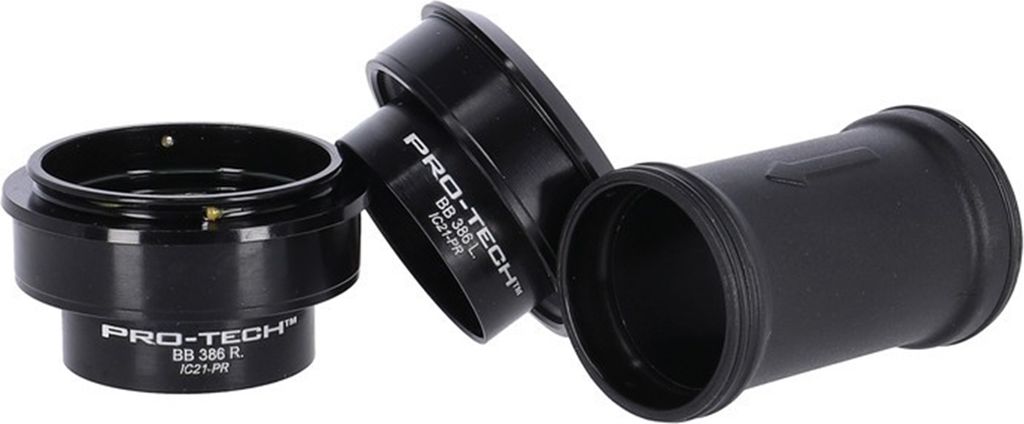 Campagnolo Lagerschalen-Set Pro-Tech 86,5x46 IC21-PRBB386 BB386 Press-Fit,f. KRG FC21, schwarz (1 Set)