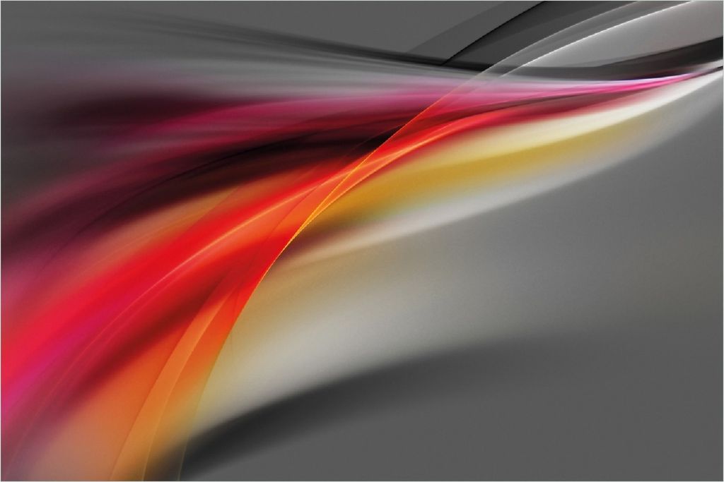 Wallario selbstklebendes Poster - Schwarz rot pink - Abstraktes Design, Größe: 100 x 150 cm