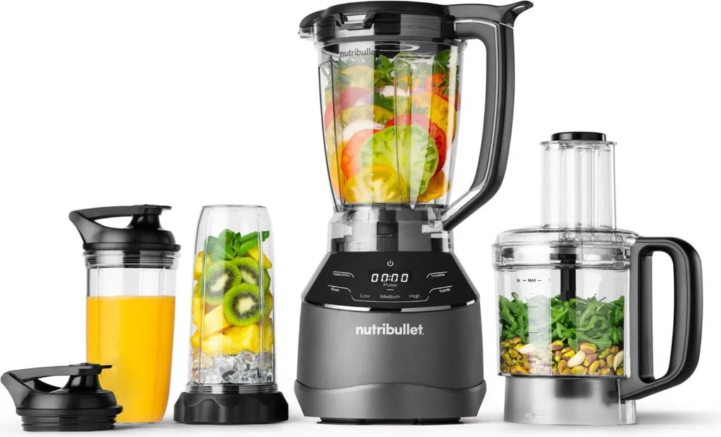 Mixer tout sans effort grâce au NutriBullet NBF580B Blender Combo 1200W
