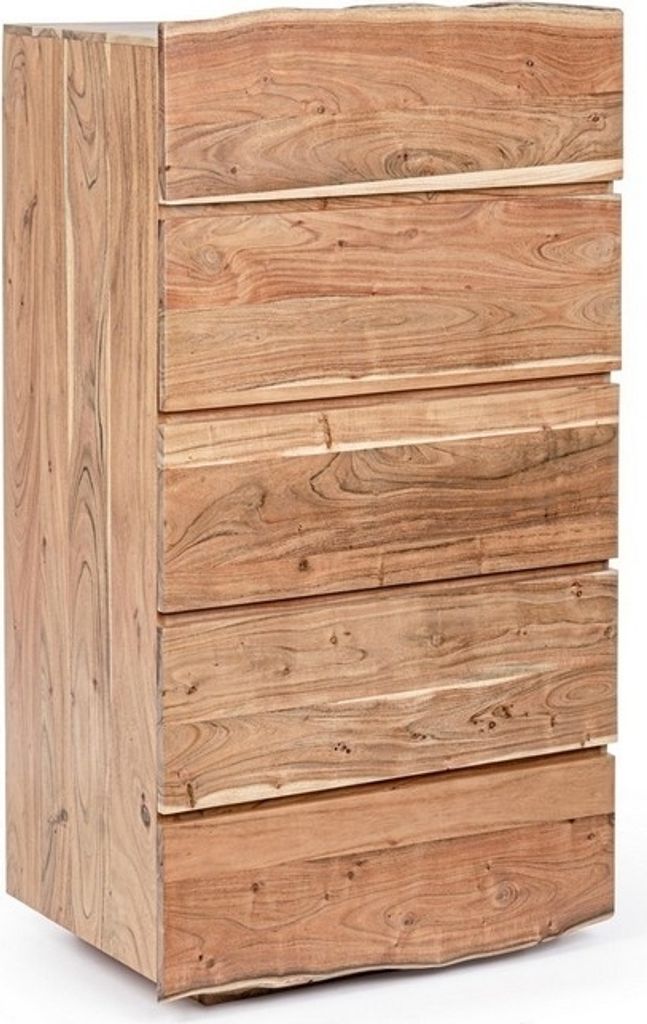 Kommode Aron 70 x 130 x 45 cm Akazie