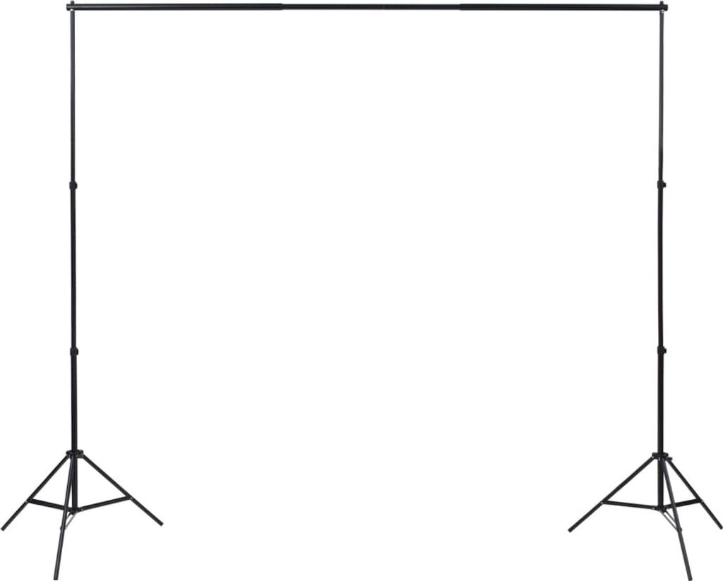 vidaXL Fotostudio Set 3 Baumwolle-Hintergründe Rahmen Produktbild 