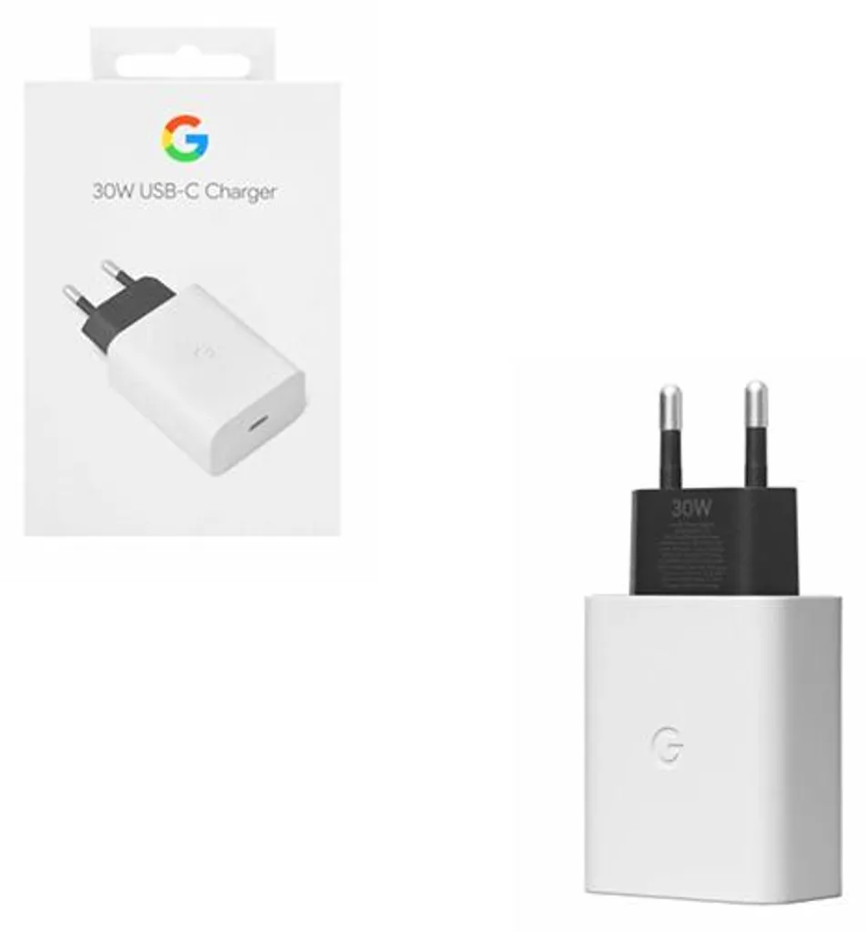 Alimentatore Google 30W USB-C White per Pixel 8, 7 e Pro - Originale - 7