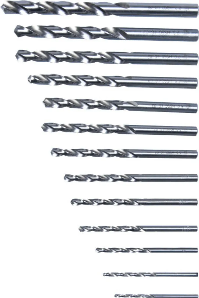 Forets métaux HSS pour perceuse - Kit 13 pièces pour bricolage 2-8 mm