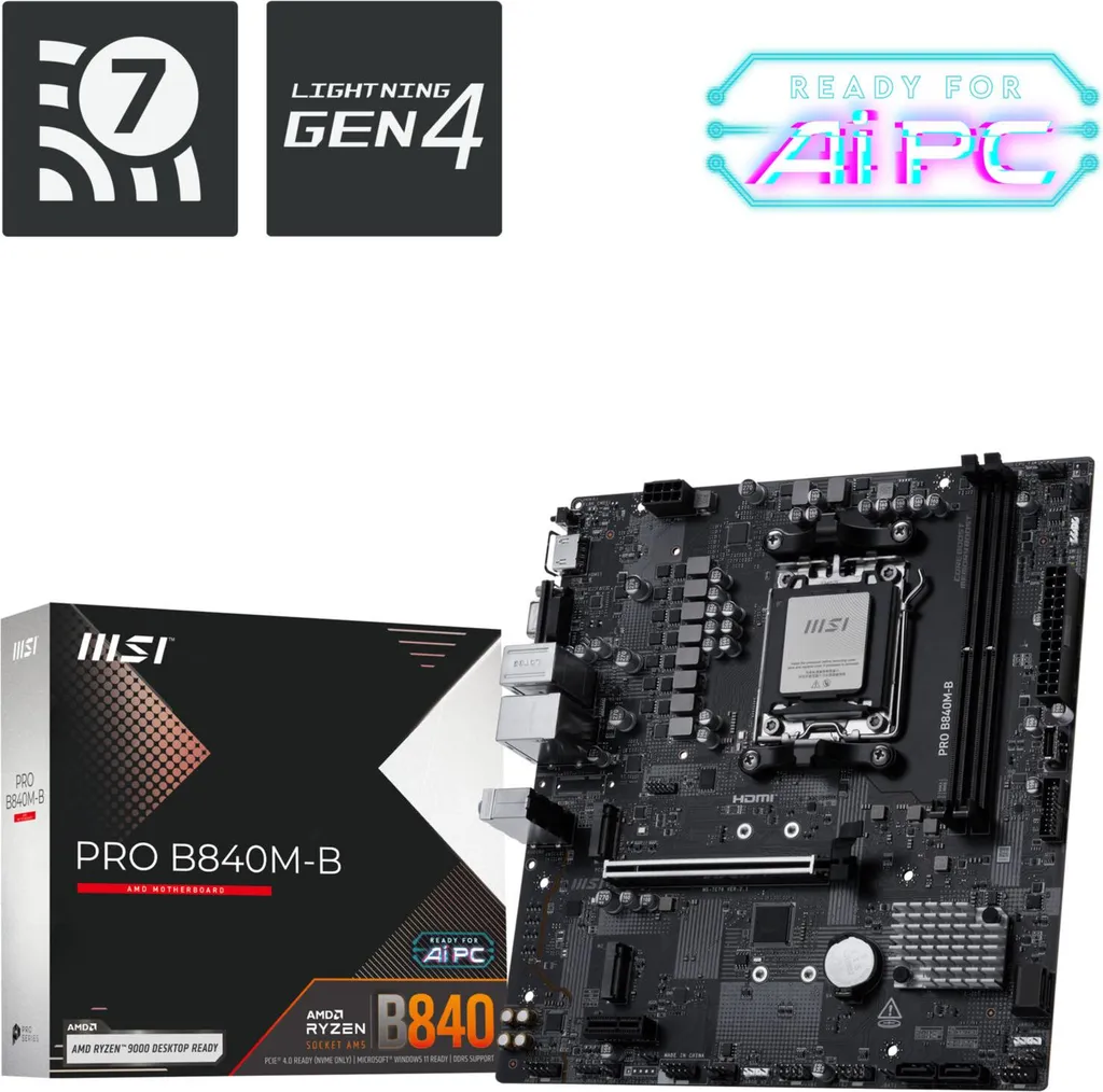 MSI PRO B840M-B: La Sorpresa AM5 per Budget PC Build