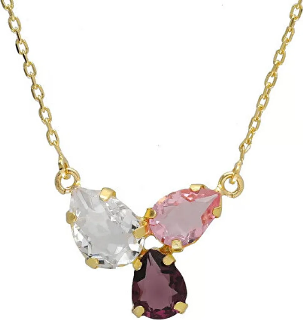 Regalo Perfetto: Collana Scintillante Glory A4899-26DG Oro e Cristalli