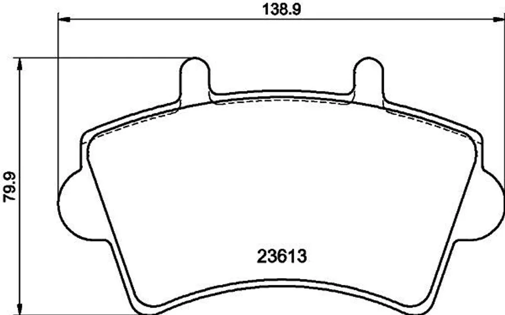 Plaquettes de frein HELLA 8DB 355 010-021 pour Movano (X70) - Jeu de 4