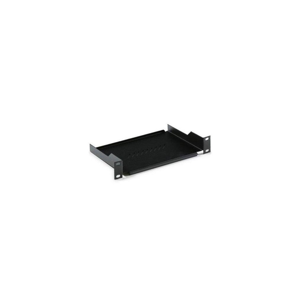10" Fachboden, schwarz, 150mm Tiefe für Netzwerkschrank