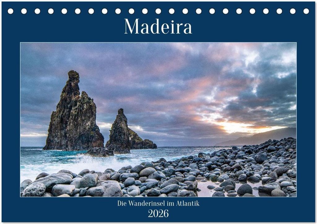 Madeira // Die Wanderinsel im Atlantik (Tischkalender 2026 DIN A5 quer), CALVENDO Monatskalender