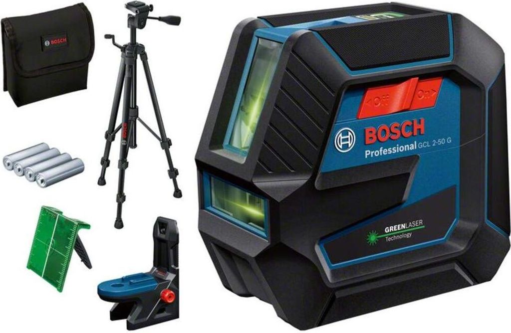 Kombilaser GCL 2-50 G Grün inkl Stativ BT 150 & Zubhehör Produktbild 