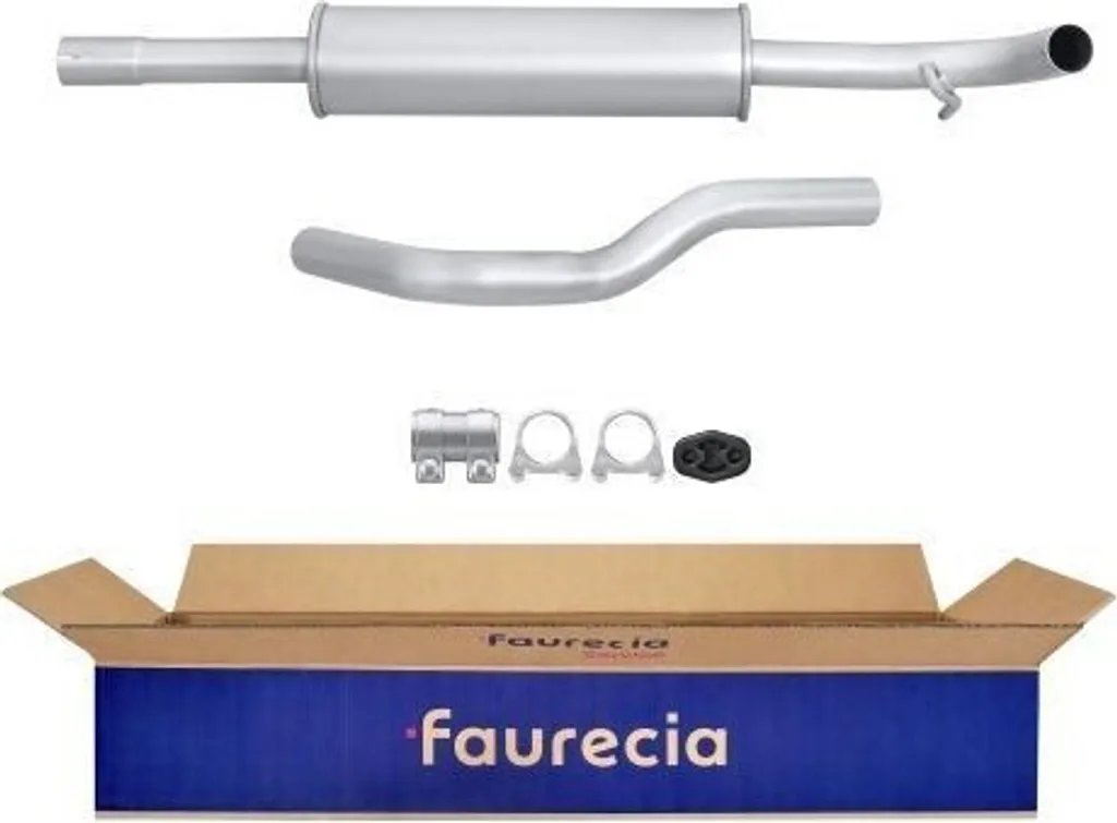 Silencieux central robuste OE 6K9253409 en acier pour Caddy II et Inca