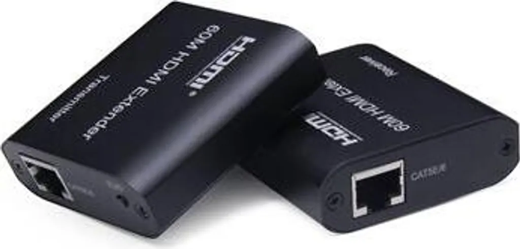 PremiumCord Extendeur HDMI 60m Full HD 1080p via Câble RJ45 Cat6 EDID