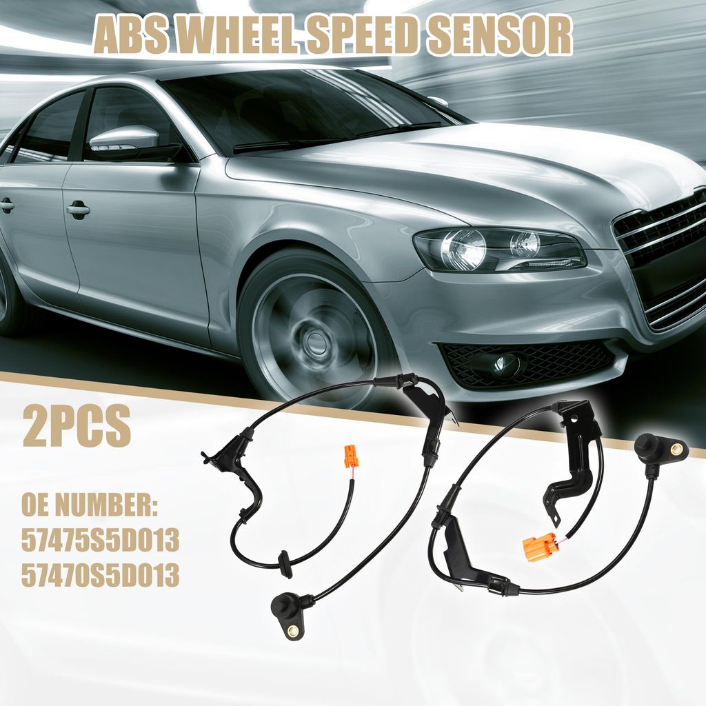 2 Stück ABS Rad Drehzahl Sensor Nr.57475S5D013/57470S5D013 für Honda