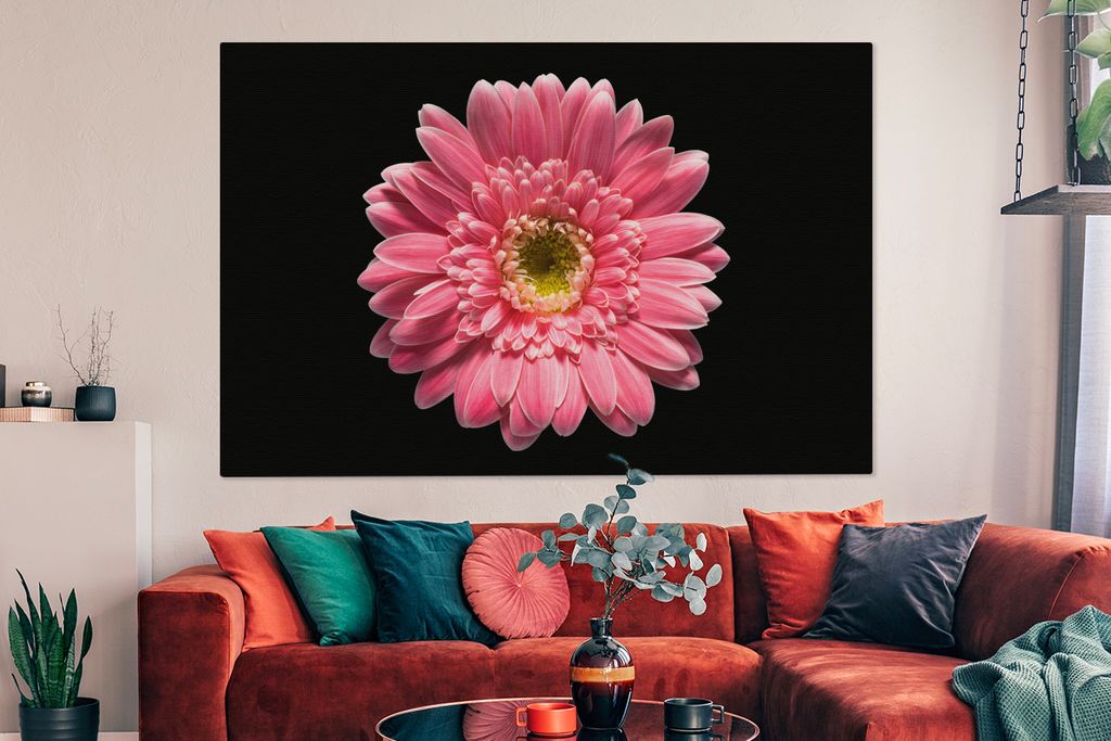 OneMillionCanvasses - Leinwandbilder - 150x100 cm, Blume - Rosa - Natur, Wandbilder Kunstdruck Wanddekoration