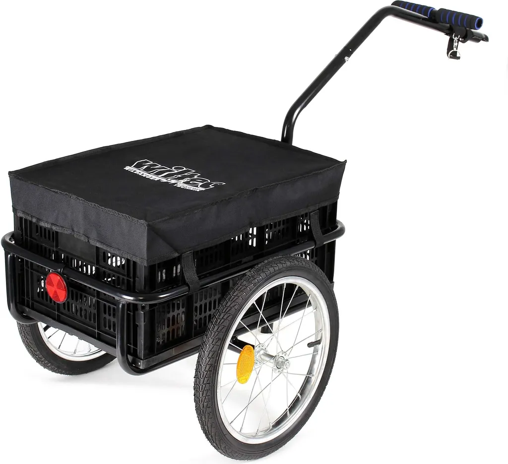 Remorque Vélo 50kg à Attelage Rapide pour Randonnée et Voyage à Vélo