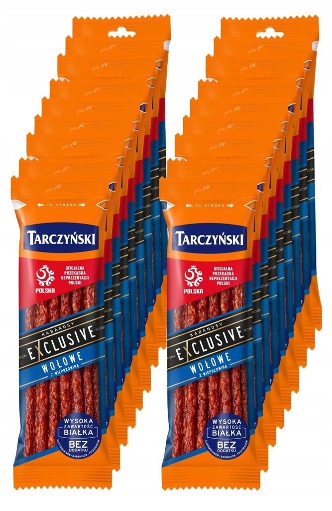 Tarczynski Rind Kabanossi 18x 90g - Cabanossi Wurst mit Produktbild 