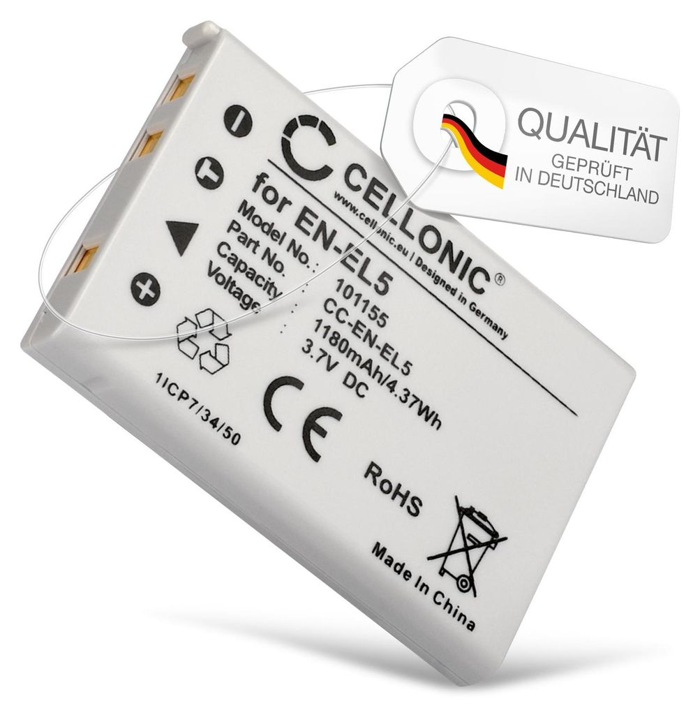 CELLONIC Akku kompatibel mit Nikon Coolpix 3700, 4200, Produktbild 