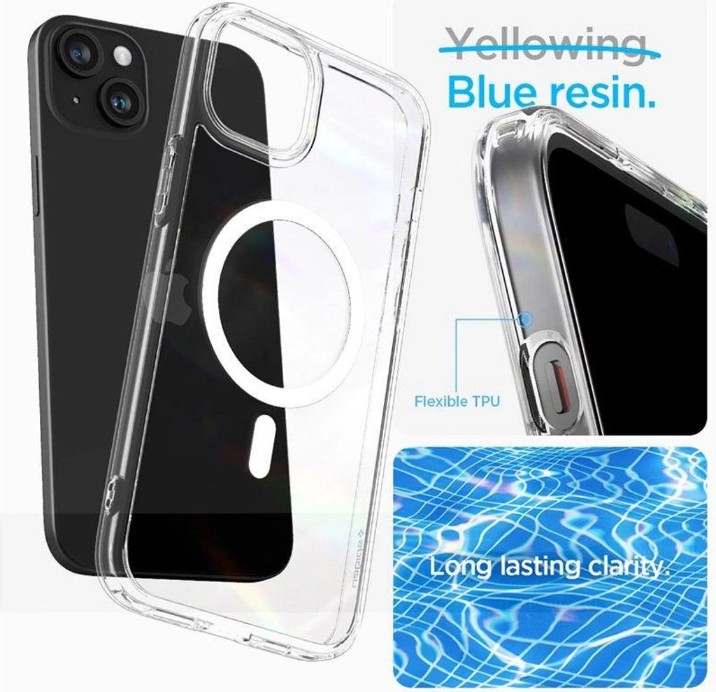 Etui Spigen Crystal Hybrid Magsafe Na Iphone 15 Plus - Zdjęcie produktu 1