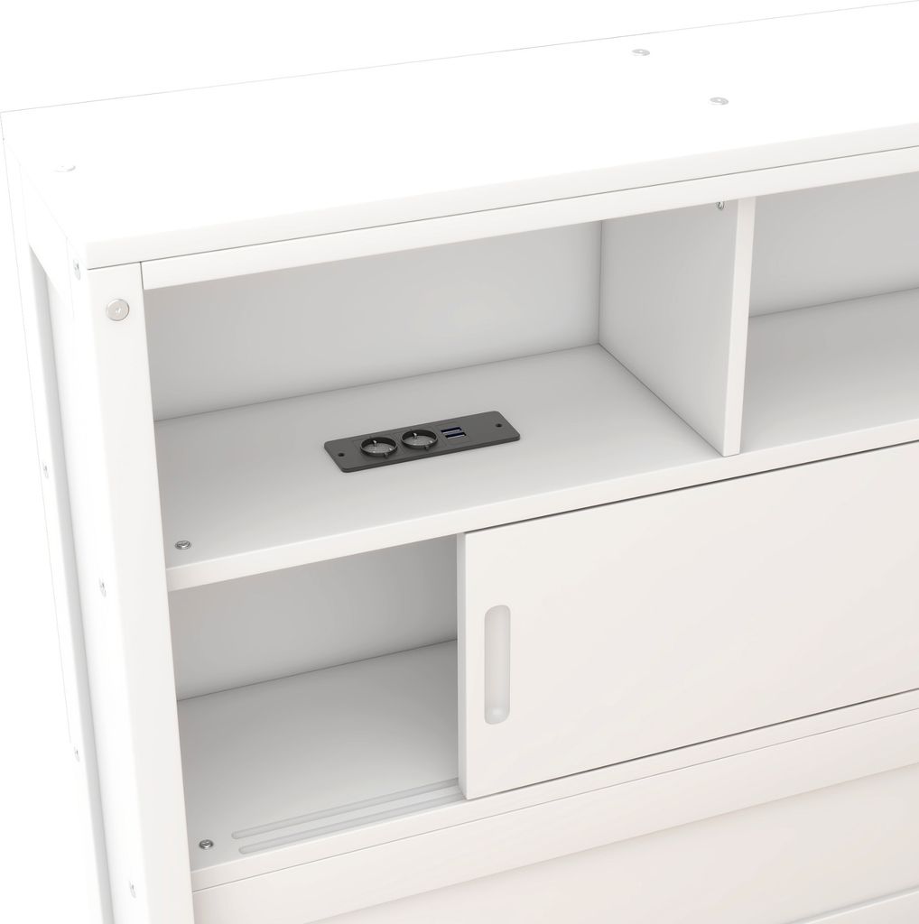 Flieks Schlafsofa mit Ausziehbett, Einzelbett mit USB und Produktbild 10