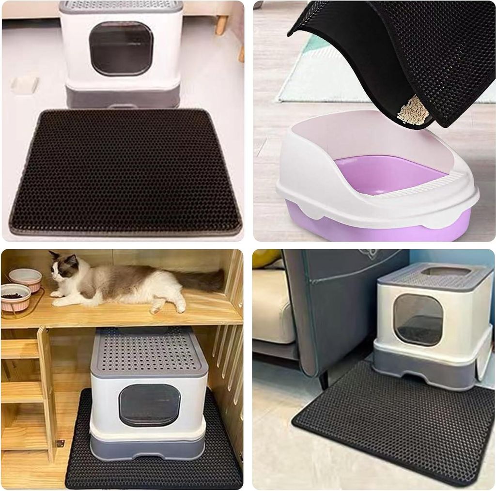 Katzenstreumatte - Rutschfest und Wasserdicht - Einfach zu Reinigen